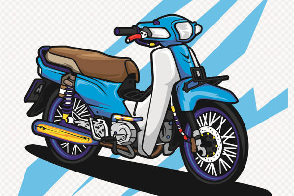 时尚摩托车裁片印花设计，打造独特个性服装