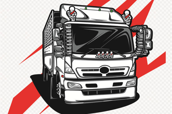 酷炫卡车服装印花设计,展现个性与力量