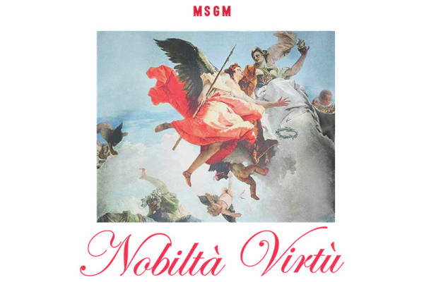 时尚艺术裁片印花服装：Nobiltà Virtù天使翅膀图案