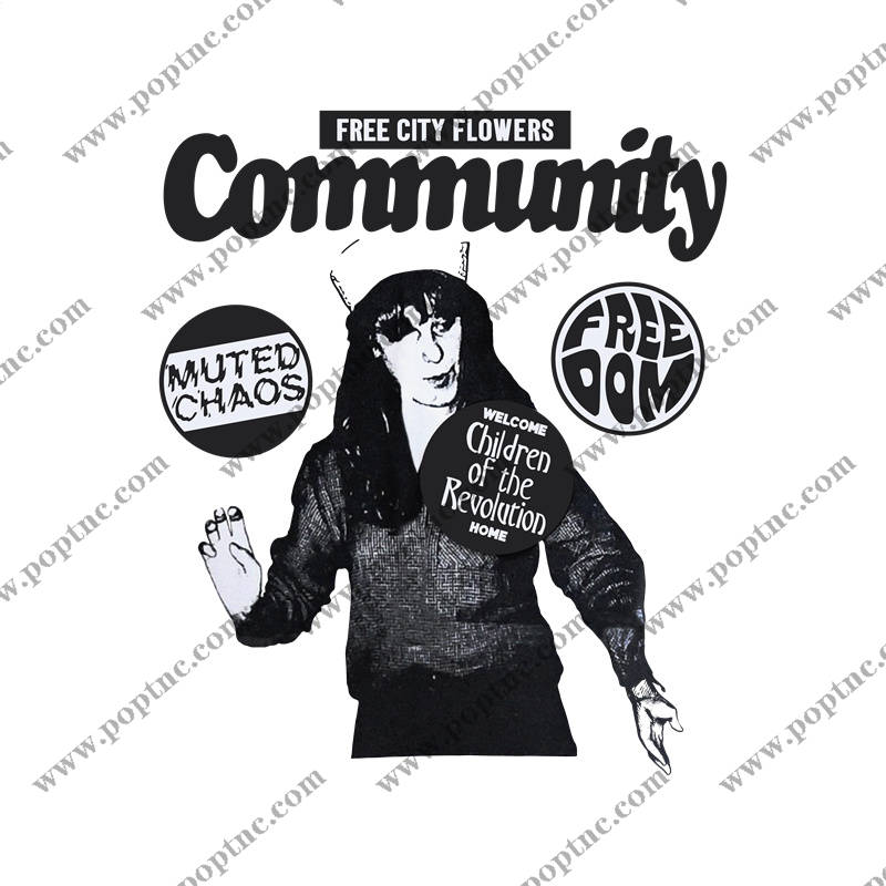 自由城市花朵裁片印花服装印花设计引领潮流