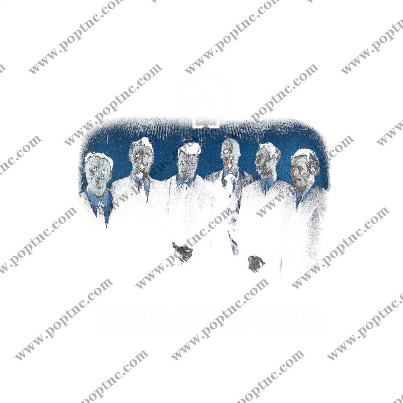 复古风格男士团队裁片印花服装印花设计