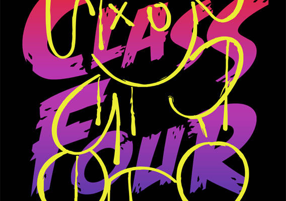 时尚街头风格裁片印花服装 永不放弃精神象征