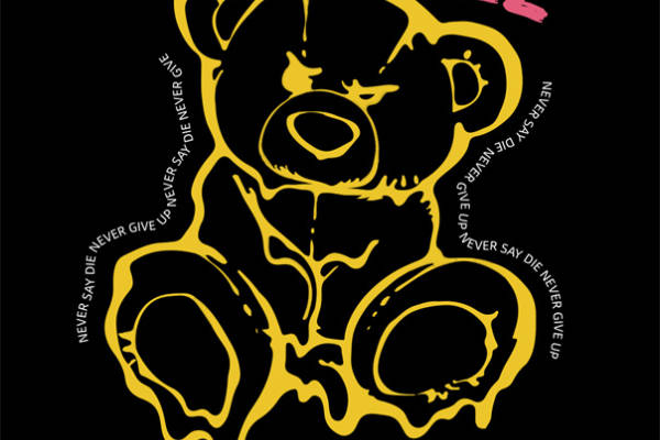 时尚潮流裁片印花服装 激励胜利精神的T恤设计