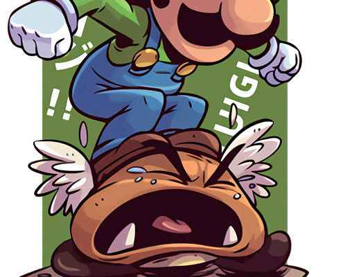 超级马里奥兄弟裁片印花服装印花设计