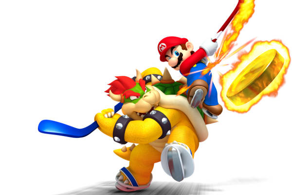 经典游戏角色裁片印花服装 马里奥与库巴的冒险故事