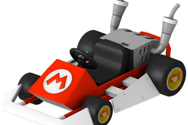 创意裁片印花服装:经典马里奥赛车风格