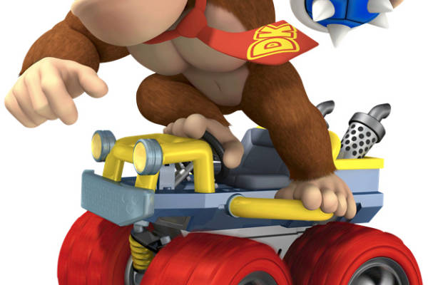 趣味卡通猩猩骑摩托车裁片印花服装印花设计