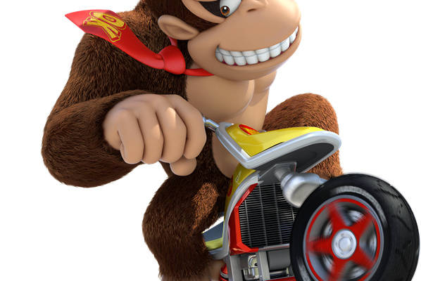 创意裁片印花服装:卡通猴子骑摩托车图案设计