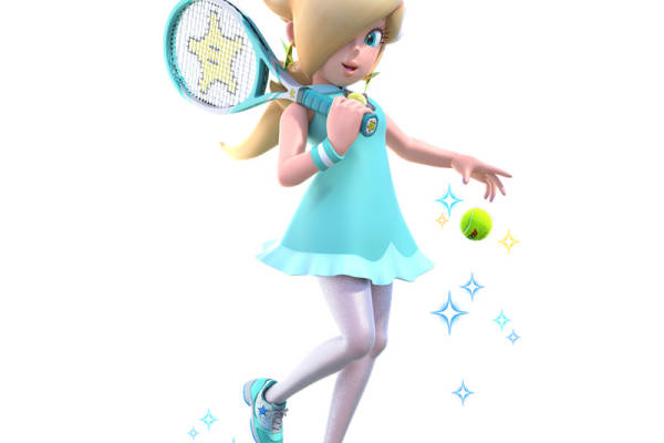 时尚运动风格裁片印花服装 打造活力网球少女形象