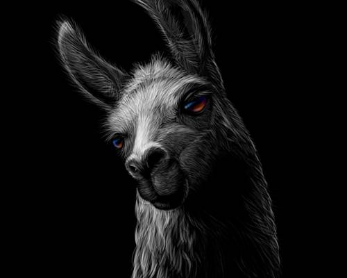 独特山羊裁片印花设计，时尚服装印花新选择