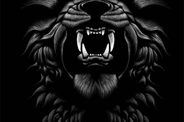 霸气狮子头裁片印花服装 展现个性与力量的时尚选择