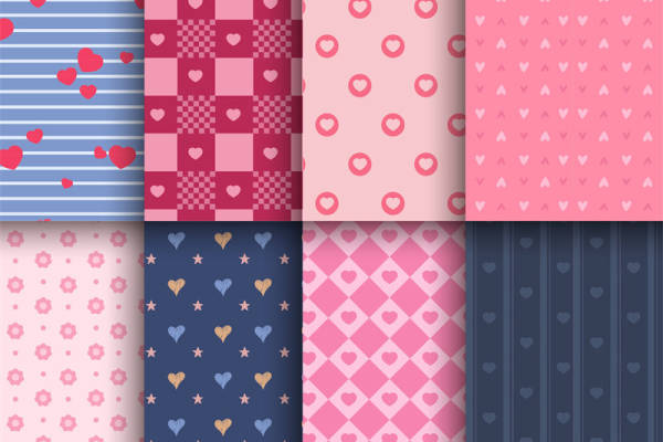 多款时尚面料印花设计：服装印花图案大全