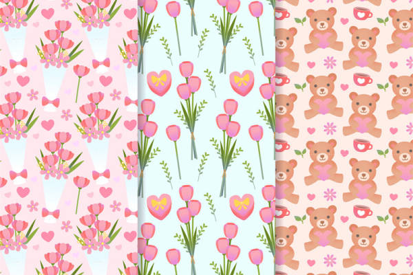 可爱卡通风格面料印花，适合儿童服装印花设计