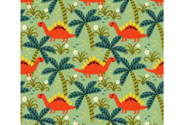 热带风情火烈鸟面料印花服装印花设计