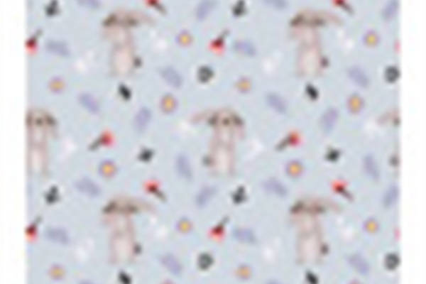 可爱卡通小象图案面料印花服装印花设计