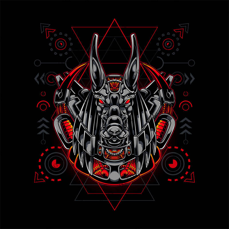 未来科技风格裁片印花服装印花设计