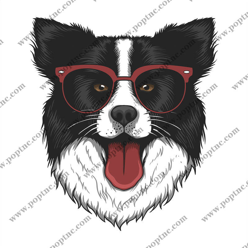 时尚狗狗裁片印花服装图案,潮流宠物服饰设计