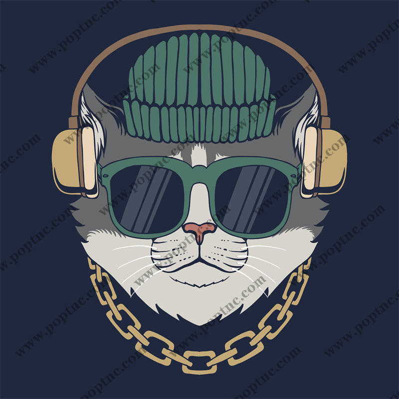 时尚潮流动物裁片印花服装印花设计