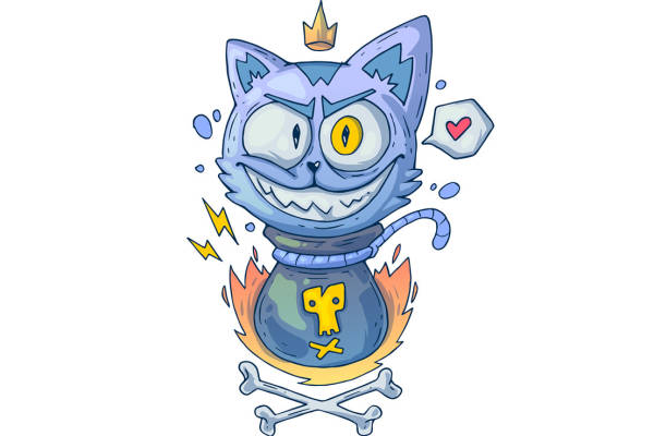 趣味卡通猫裁片印花服装:可爱与个性的完美结合