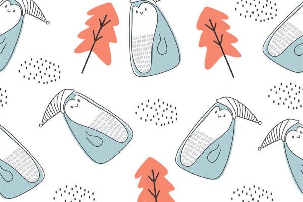 秋季主题面料印花设计:时尚服装印花图案