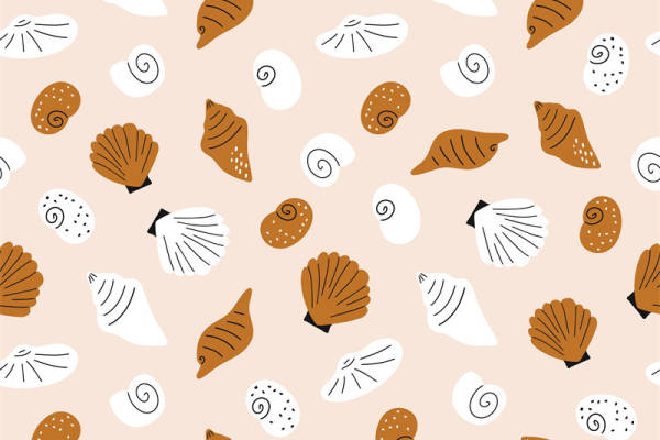 秋季落叶主题面料印花，自然风格服装印花设计