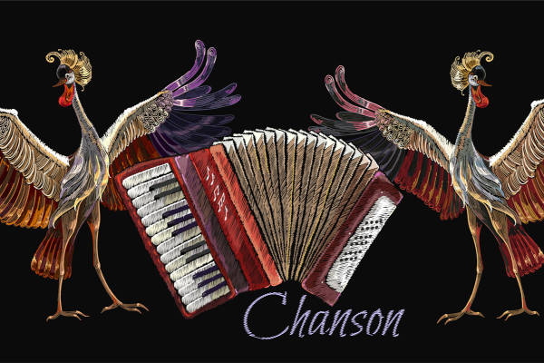 华丽孔雀钢琴键服装印花面料设计