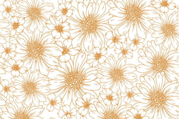 优雅花卉图案面料印花,春季服装印花设计灵感