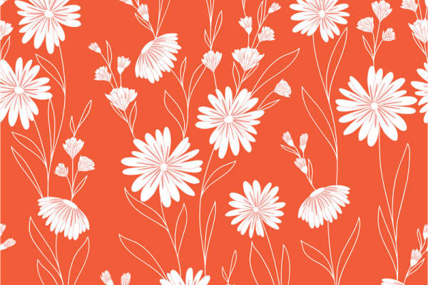 时尚花卉图案面料印花，春季服装印花设计灵感