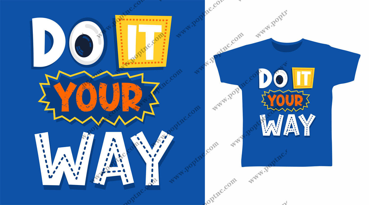 创意裁片印花服装:'Do It Your Way'个性服装印花设计