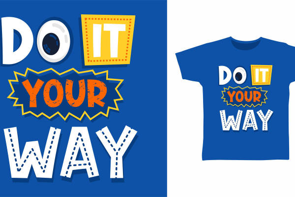 创意裁片印花服装:'Do It Your Way'个性服装印花设计