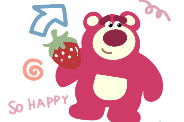 可爱卡通熊裁片印花服装，增添童趣与活力