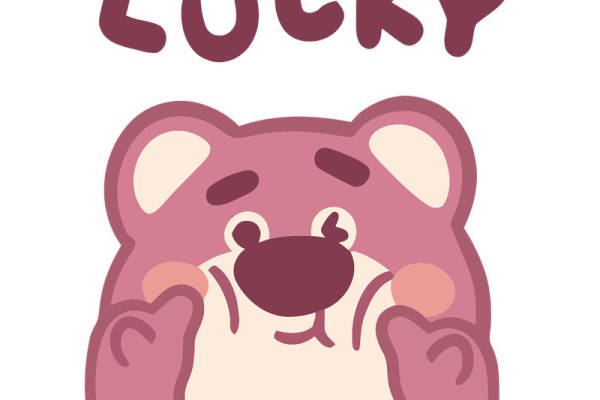 可爱卡通熊裁片印花服装,增添幸运魅力