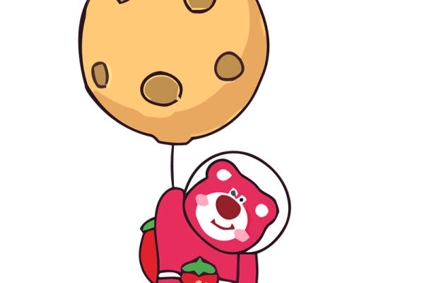 可爱卡通熊裁片印花服装印花设计