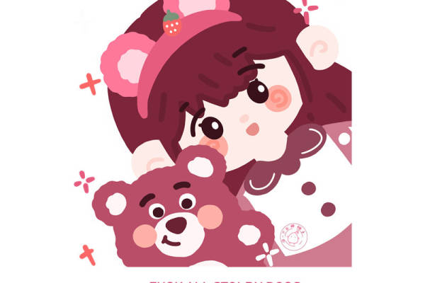 可爱卡通风格裁片印花服装印花设计