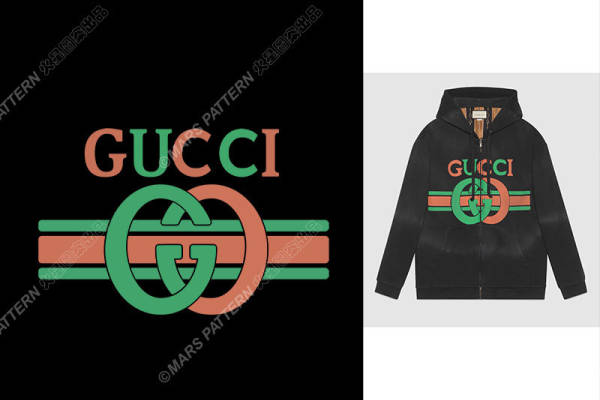 经典Gucci裁片印花服装,时尚潮流必备单品