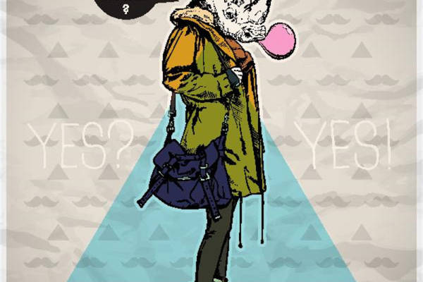 时尚潮流独角兽裁片印花服装印花设计