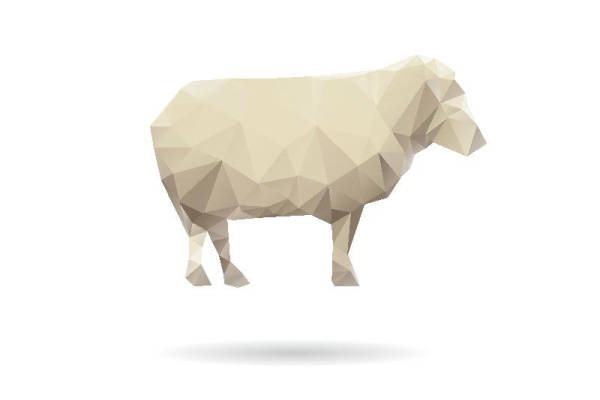 几何风格绵羊裁片印花服装，引领时尚新潮流