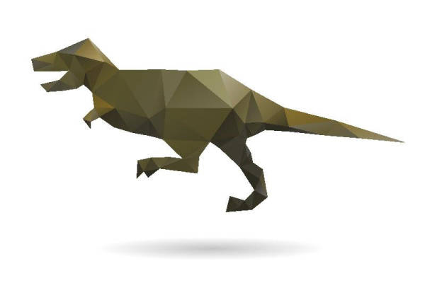 时尚几何恐龙裁片印花服装，引领街头潮流