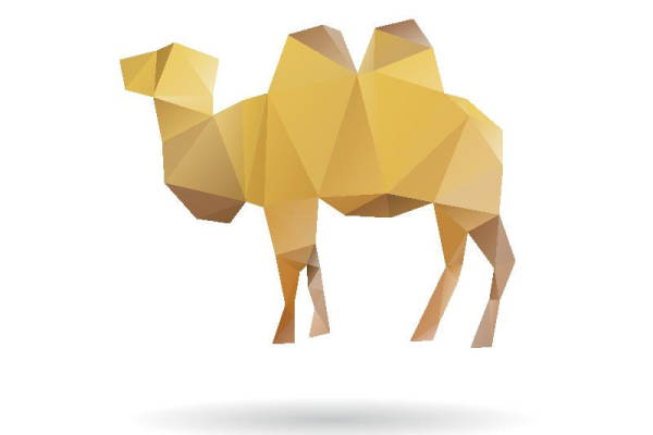 几何风格骆驼裁片印花服装，独特设计引领时尚潮流