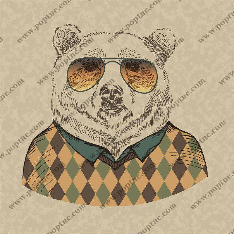 时尚个性动物裁片印花服装,打造独特风格