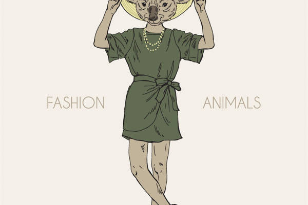 创意动物裁片印花服装 时尚与自然的完美结合