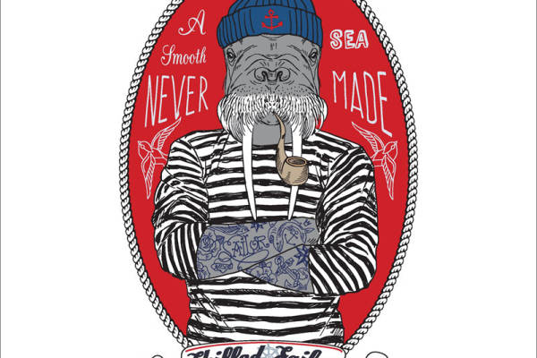 独特海洋风格裁片印花服装，展现个性航海魅力