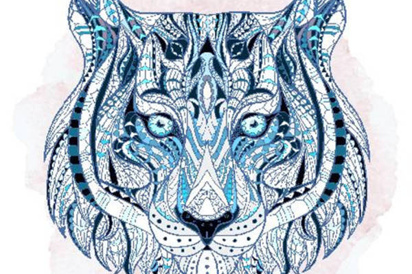 独特民族风老虎裁片印花服装,展现个性与时尚的完美结合