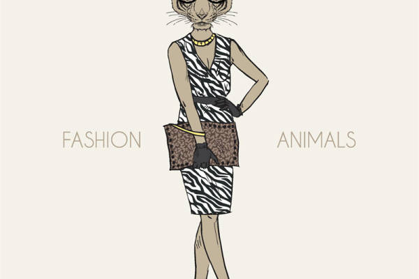 时尚动物裁片印花服装:斑马纹与豹纹的完美结合