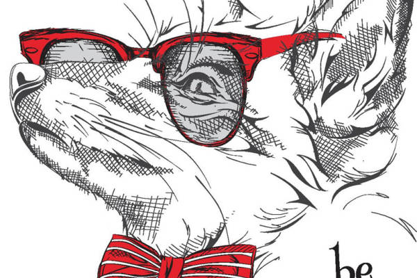 时尚个性羊头裁片印花服装,展现独特嬉皮士风格