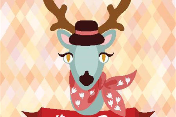 时尚潮流鹿头裁片印花服装，打造个性街头风格