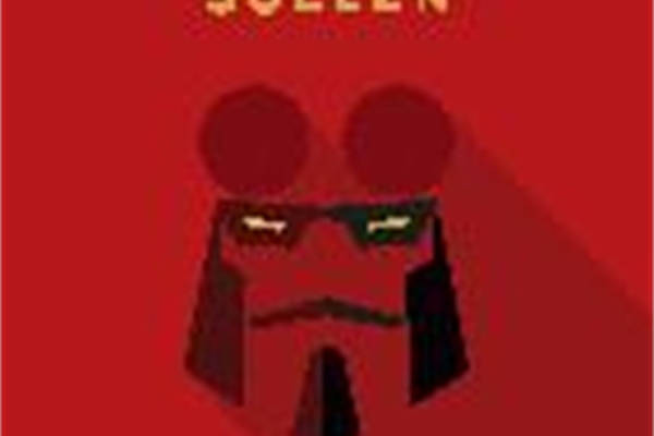 创意红色背景米奇造型裁片印花服装印花设计