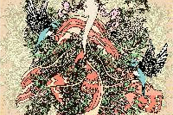 复古风格花卉裁片印花服装,展现独特艺术魅力