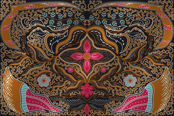 复古民族风服装印花面料，展现独特艺术魅力