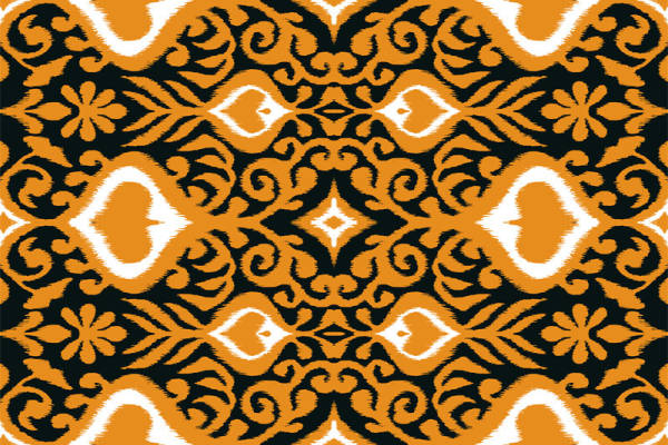 复古风格面料印花设计,经典服装印花图案推荐